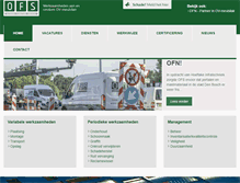 Tablet Screenshot of ofs-services.nl